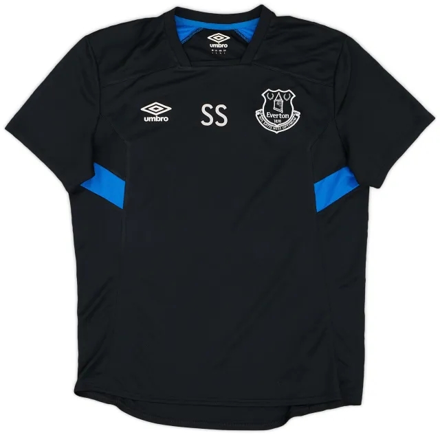 2016-18 Everton Staff Issue Umbro Training Shirt 'SS' - 9/10 - (L)