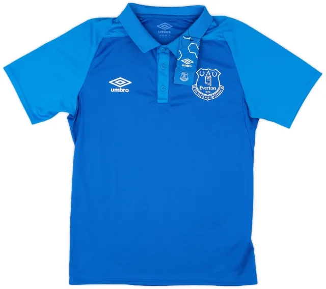 2017-18 Everton Umbro Polo Shirt (S)