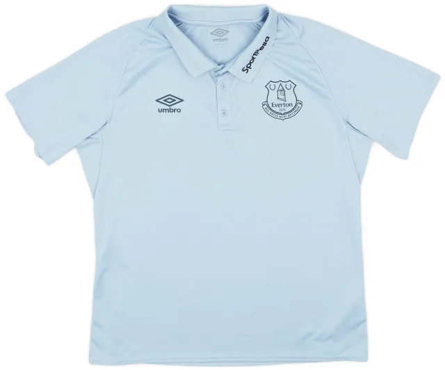 2018-19 Everton Umbro Polo Shirt - 8/10 - (L)