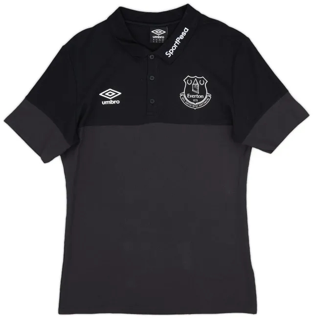2018-19 Everton Umbro Polo Shirt - 8/10 - (M)