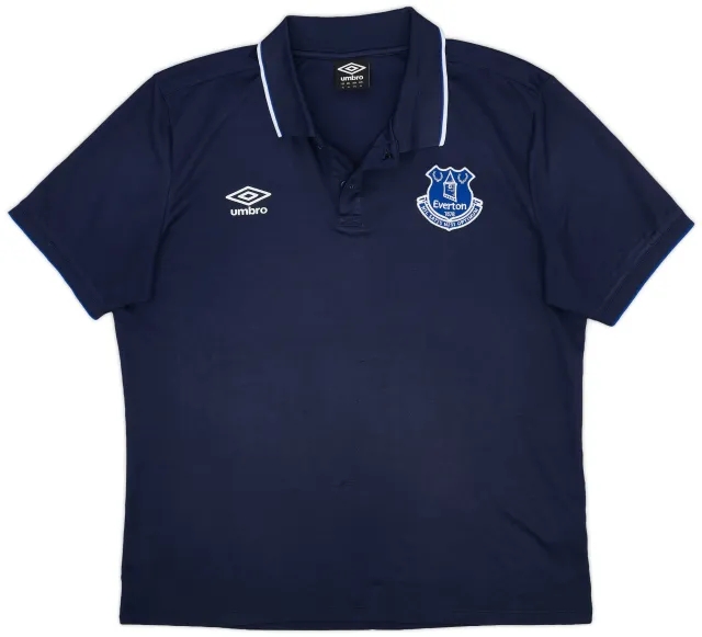 2018-19 Everton Umbro Polo Shirt - 8/10 - (XL)