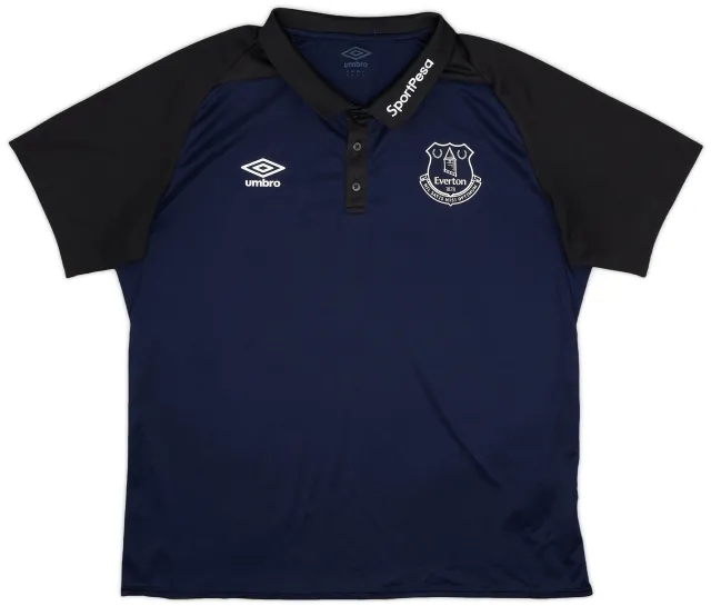 2019-20 Everton Umbro Polo Shirt - 9/10 - (XL)