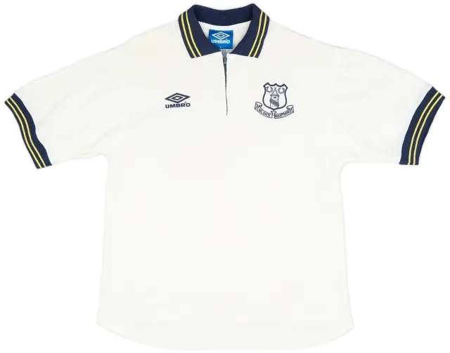 1999-00 Everton Umbro Polo Shirt - 8/10 - (Y)