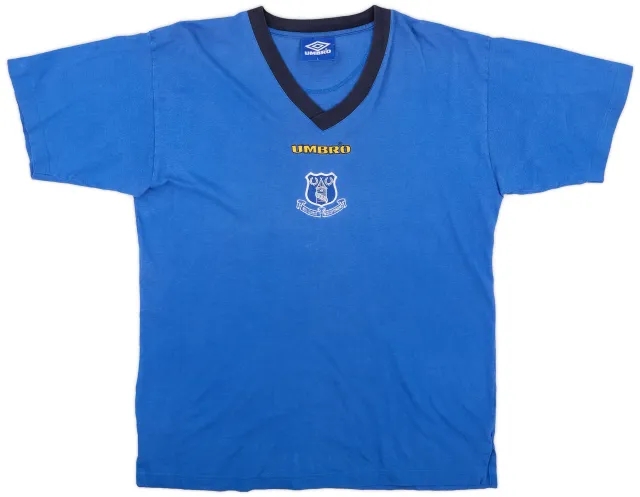 1997-99 Everton Umbro Cotton Tee - 9/10 - (L)