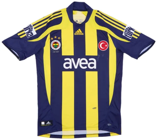 adidas 2007-08 Fenerbahce Home Shirt - 6/10 - (S)