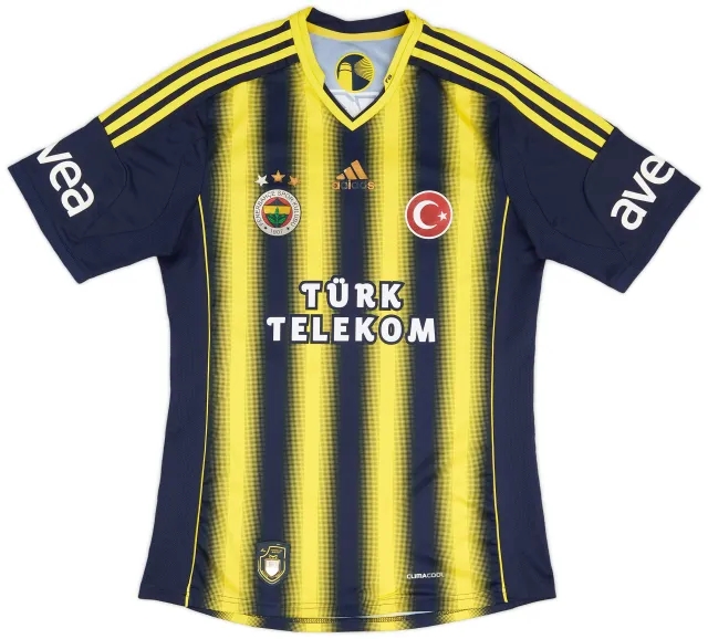 adidas 2013-14 Fenerbahce Home Shirt #77 - 4/10 - (M)