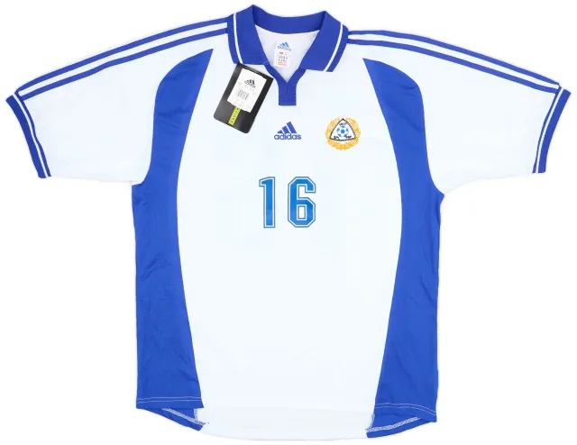 adidas 2000-02 Finland Player Issue Home Shirt #16 (XL)