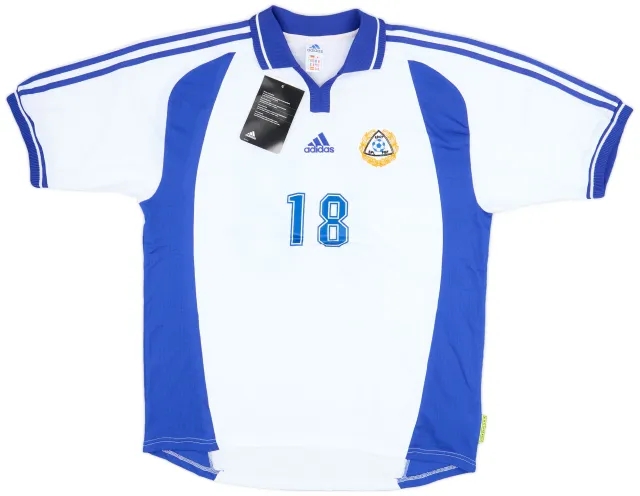 adidas 2000-02 Finland Player Issue Home Shirt #18 (XL)