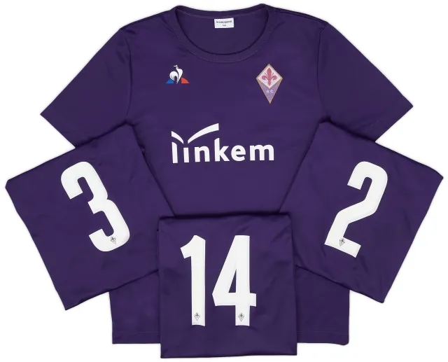 2019-20 Fiorentina Le Coq Sportif Training Tee # - 3/10 - (14 Years)