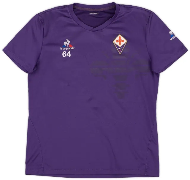 2015-17 Fiorentina Le Coq Sportif Training Shirt - 6/10 - (M)