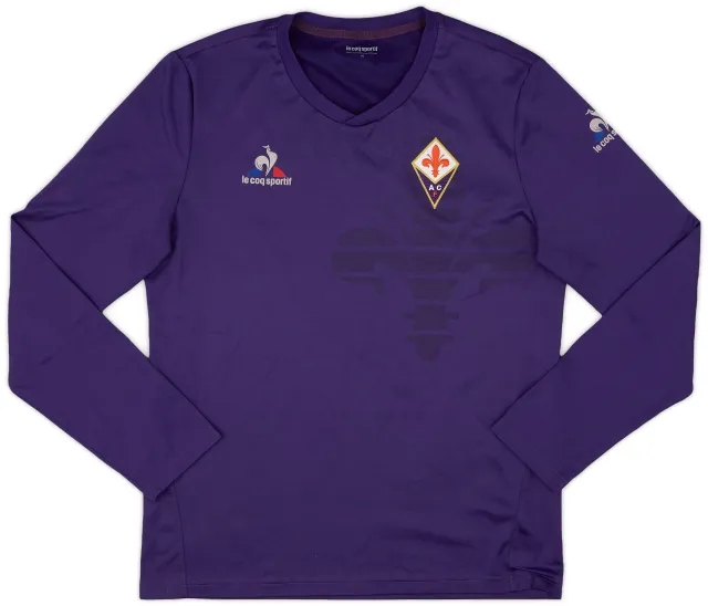 2015-16 Fiorentina Le Coq Sportif Training L/S Shirt - 9/10 - (M)
