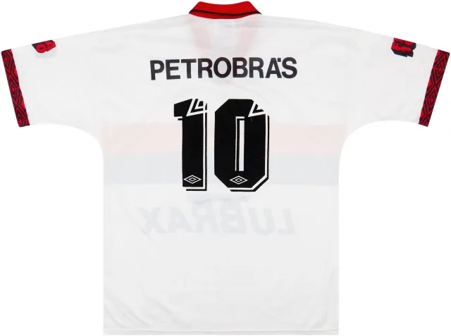 Umbro 1995-96 Flamengo Centenary Away Shirt #10 - 8/10 - (L)
