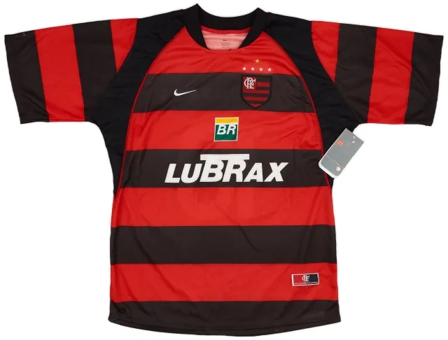 Nike 2002-04 Flamengo Home Shirt #10 (L)