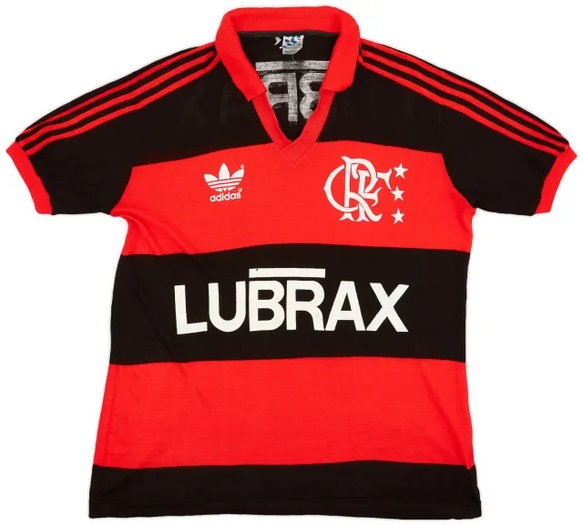 adidas 1987-90 Flamengo Home Shirt - 8/10 - (L)