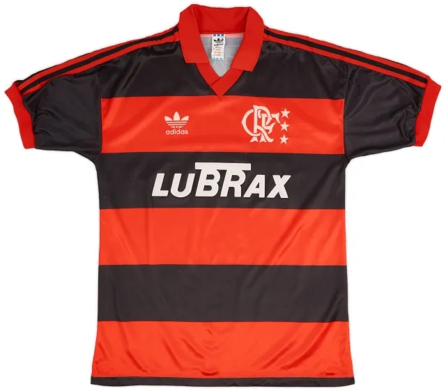adidas 1990-92 Flamengo Home Shirt - 8/10 - (L)