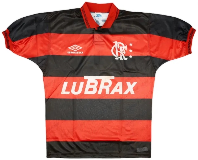 Umbro 1992-93 Flamengo Home Shirt #9 - 8/10 - (M)
