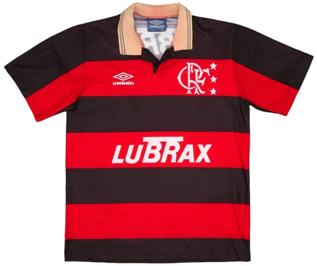 Umbro 1992-93 Flamengo Home Shirt - 7/10 - (L)