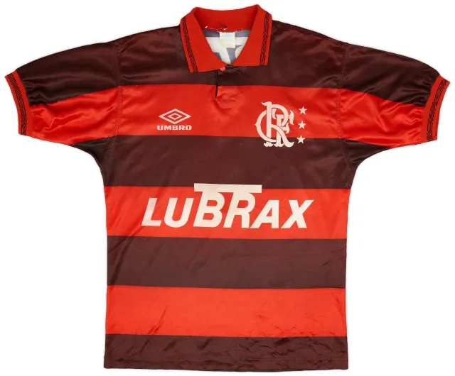 Umbro 1992-93 Flamengo Home Shirt #7 - 7/10 - (L)