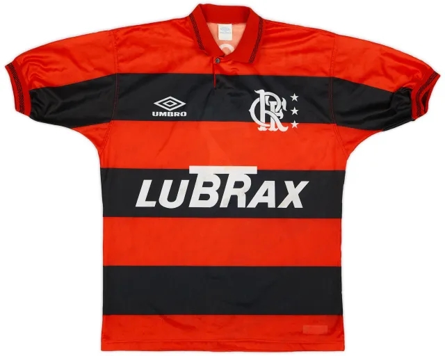 Umbro 1993-94 Flamengo Home Shirt #7 - 9/10 - (L)