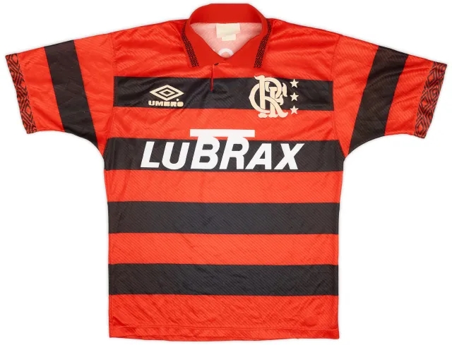 Umbro 1994-95 Flamengo Centenary Home Shirt - 8/10 - (XL)