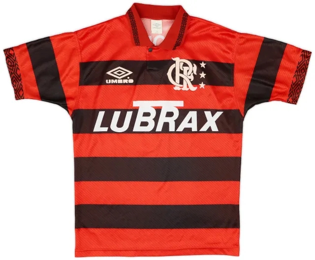 Umbro 1994-95 Flamengo Centenary Home Shirt #10 - 9/10 - (M)