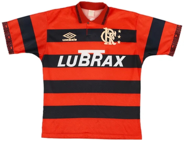 Umbro 1994-95 Flamengo Centenary Home Shirt #9 - 6/10 - (L)