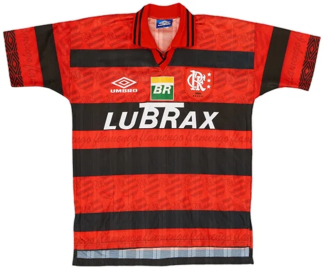 Umbro 1995-96 Flamengo Centenary Home Shirt - 9/10 - (L)
