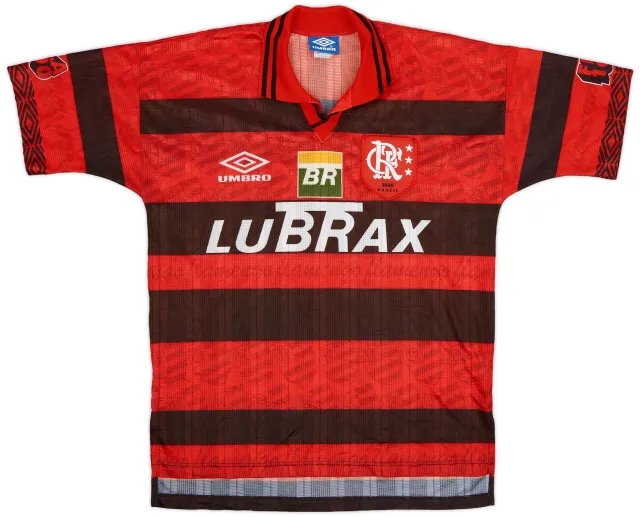 Umbro 1995-96 Flamengo Centenary Home Shirt - 8/10 - (L)