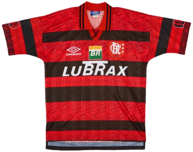 Umbro 1995-96 Flamengo Centenary Home Shirt - 9/10 - (L)