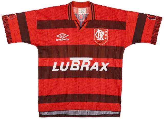 Umbro 1995-96 Flamengo Centenary Home Shirt #10 - 6/10 - (L)