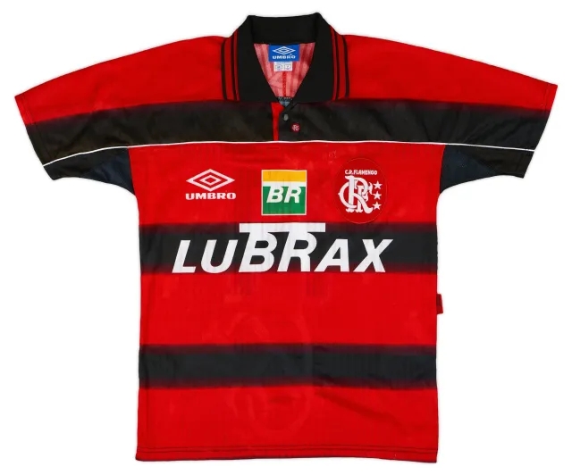 Umbro 1997-99 Flamengo Home Shirt #11 - 9/10 - (S)