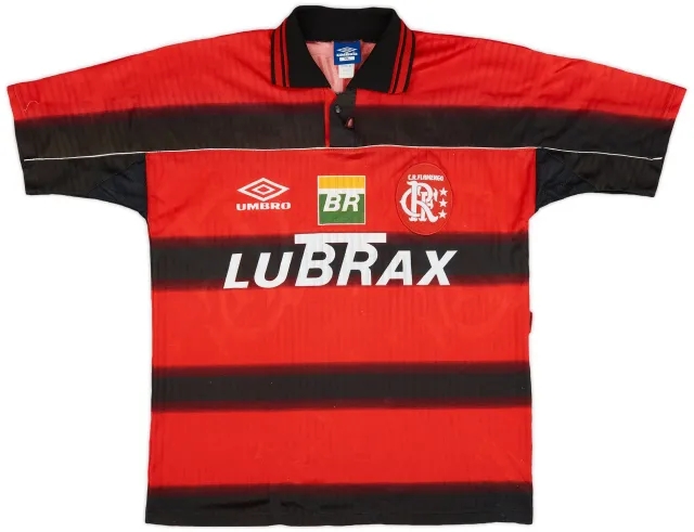 Umbro 1997-99 Flamengo Home Shirt - 9/10 - (XL)