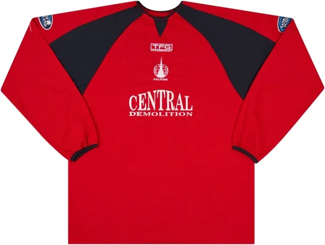 2005-06 Falkirk Match Issue GK Shirt Hill #17