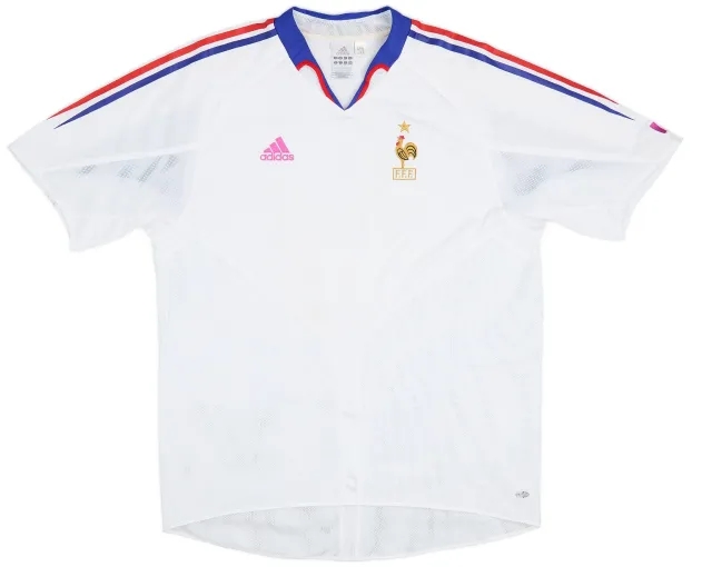 adidas France Mens SS Away Shirt 2004