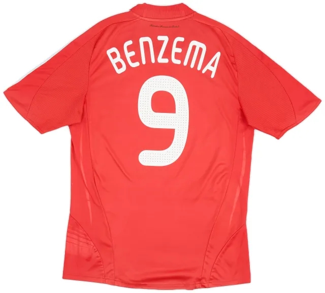 adidas 2007-08 France Away Shirt Benzema #9 - 5/10 - (M)