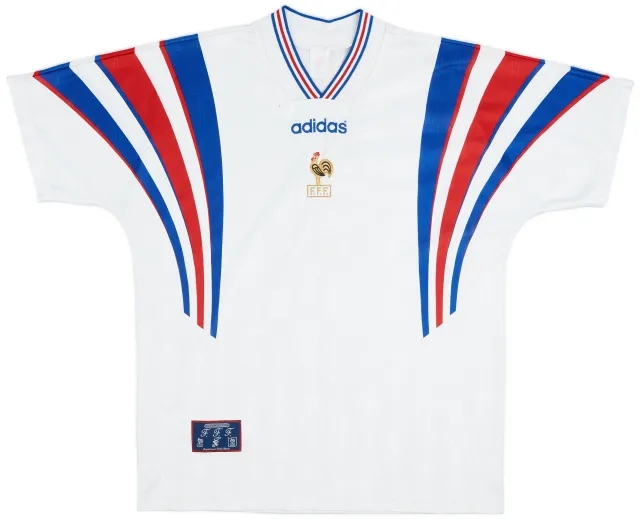 adidas 1996-98 France Away Shirt - 6/10 - (L)