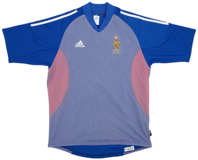 adidas 2002-04 France Home Shirt - 4/10 - (L)