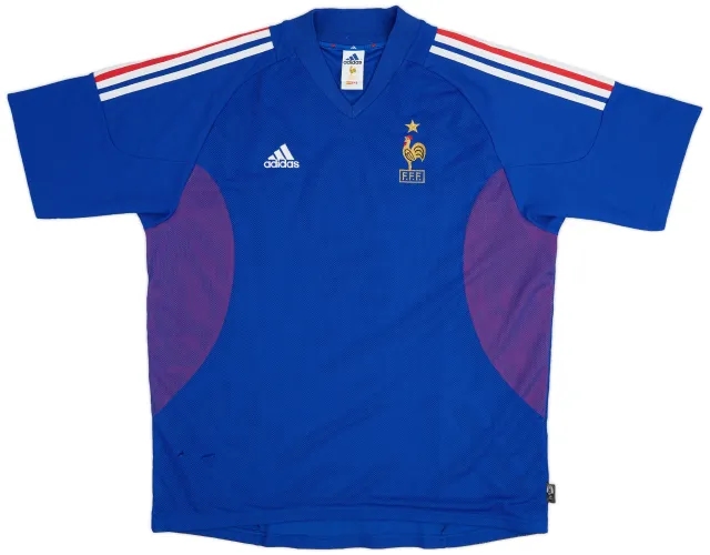 adidas 2002-04 France Home Shirt - 5/10 - (XL)