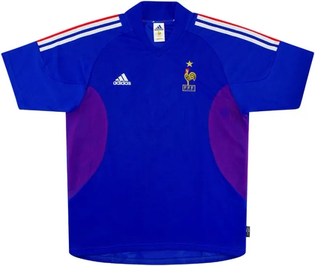 adidas France Mens SS Home Shirt 2002