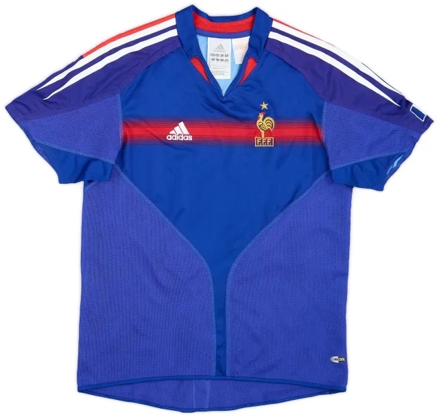 adidas 2004-06 France Home Shirt - 9/10 - (M.Boys)