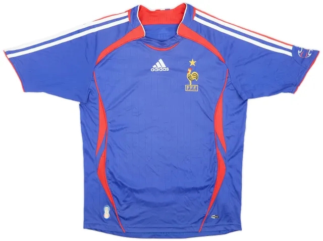 adidas 2006-07 France Home Shirt - 8/10 - (XL.Boys)