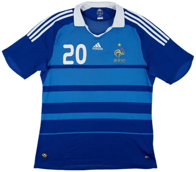adidas 2008-09 France Home Shirt #20 - 6/10 - (XL)