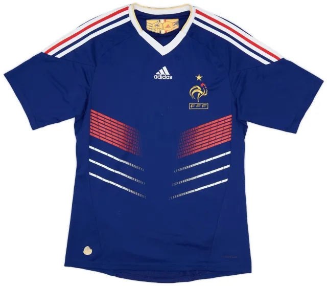 adidas 2009-10 France Home Shirt - 6/10 - (M)