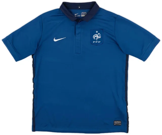 adidas 2011-12 France Home Shirt - 5/10 - (XL.Boys)