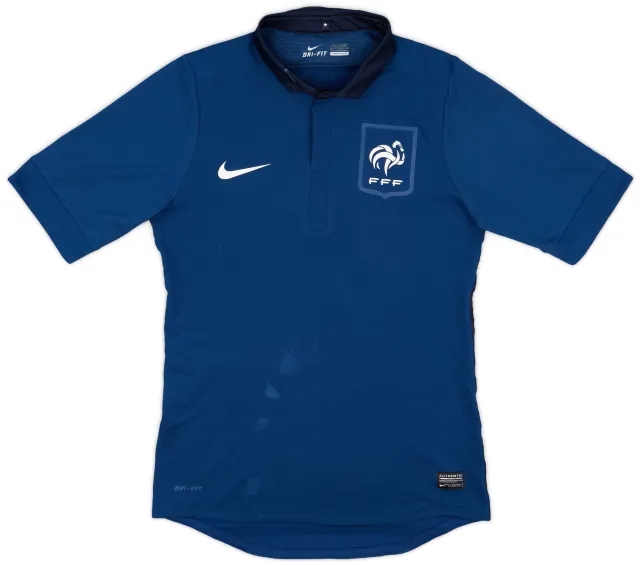 adidas 2011-12 France Authentic Home Shirt - 5/10 - (M)