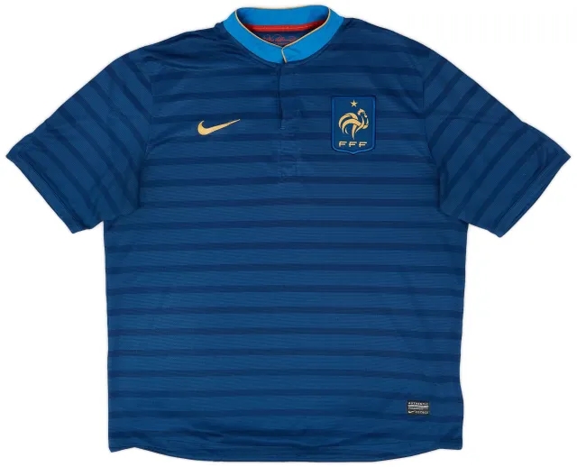 Nike 2012-13 France Home Shirt - 8/10 - (XL)