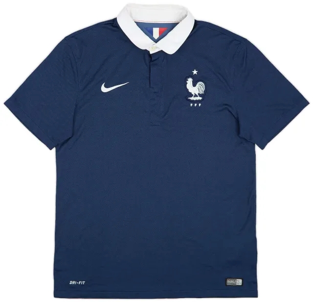 Nike 2014-15 France Home Shirt - 7/10 - (M)