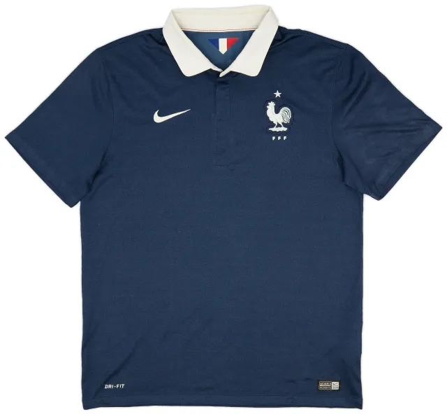 Nike 2014-15 France Home Shirt - 8/10 - (M)