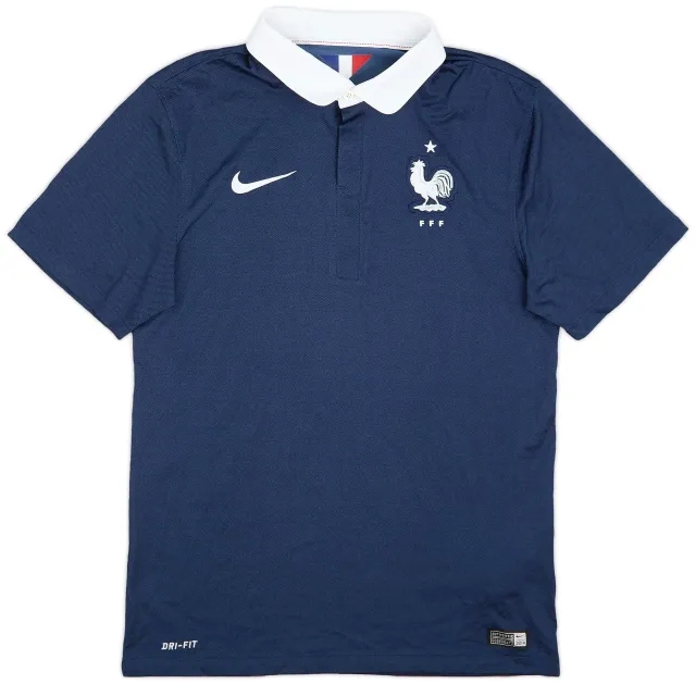 Nike 2014-15 France Home Shirt - 9/10 - (S)