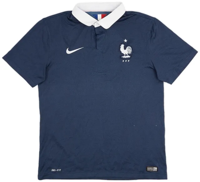 Nike 2014-15 France Home Shirt - 8/10 - (M)